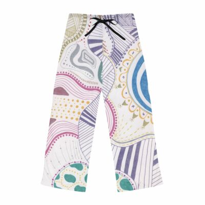 Μονοπάτι προς την Αιωνιότητα  – Γυναικεία παντελόνια πιτζάμα (AOP) – MaryQueen Original Design ζωγραφισμένα εξ ολοκλήρου στο χέρι