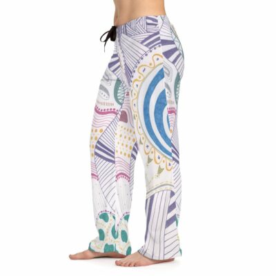 Μονοπάτι προς την Αιωνιότητα  – Γυναικεία παντελόνια πιτζάμα (AOP) – MaryQueen Original Design ζωγραφισμένα εξ ολοκλήρου στο χέρι