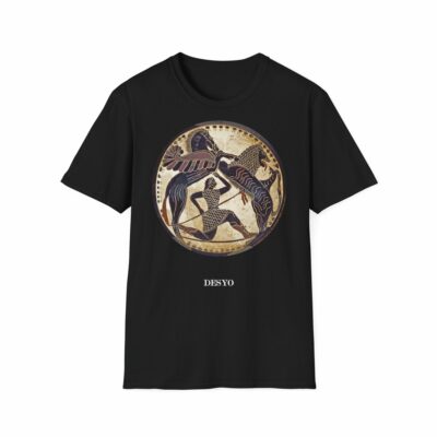 T-Shirt Bellerophon Fighting the Chimaera, DESYO – Greek Mythology