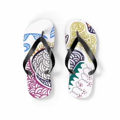 Flip Flops Flower of the Forest – MaryQueen Original [Hand-Painted Design]