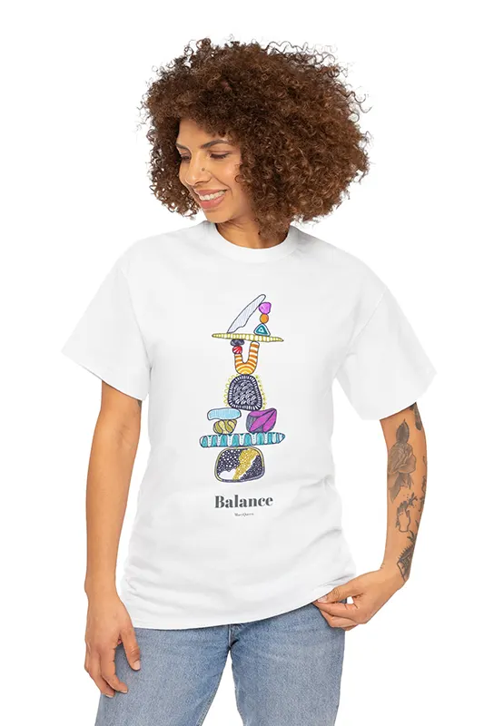 Balance, Unisex Heavy Cotton T Shirt 533x800