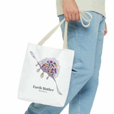 Tote Bag Earth Mother – MaryQueen Original [Hand-Painted Design]