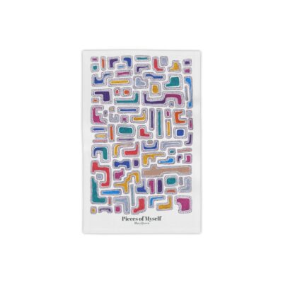 Beach Towel Pieces of Myself – MaryQueen Original [Hand-Painted Design]