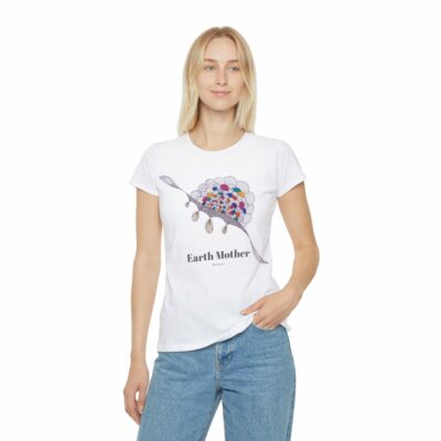 Stylish T-Shirt Earth Mother – MaryQueen Original [Hand-Painted Design]