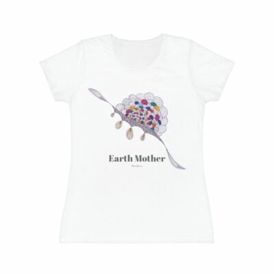 Stylish T-Shirt Earth Mother – MaryQueen Original [Hand-Painted Design]